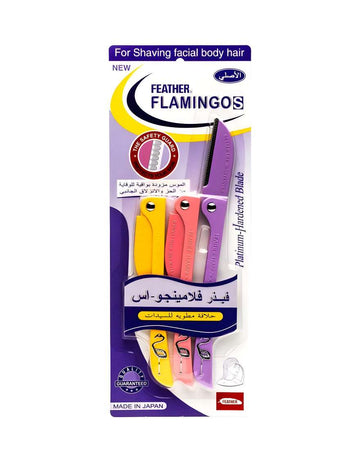 Feather Flamingo Eyebrow Razor (3 Pcs)